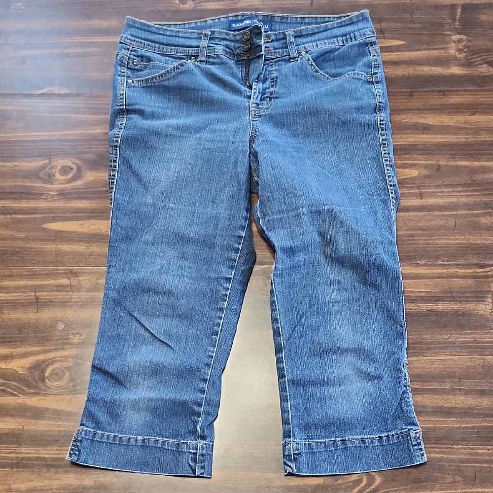 Bandolino Blue Denim Capri Pants